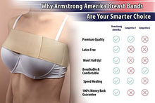 Load image into Gallery viewer, Post Op Breast Augmentation Band - Breast Implant Compression Support Wrap for Post Surgery No Bounce High Impact Stabilizer Strap for Sports Bra Alternative (Fits Most)