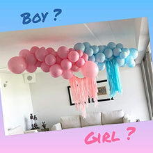 Load image into Gallery viewer, Blue Pink Balloons Garland Arch Kit, 16Ft Long Baby 110pcs Pink and Baby Blue Balloons for Gender Reveal Party, He or She Gender Reveal, Boy or Girl Party Baby Shower Party Decorations.