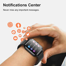 Load image into Gallery viewer, Blackview Smart Watch, 1.3"Touch Screen Fitness Watch with Blood Oxygen, Heart Rate, Sleep Monitor, 5ATM Waterproof Activity Tracker with Pedometer Stopwatch, Smartwatch for Men Women for Android iOS