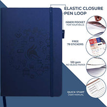 Load image into Gallery viewer, Clever Fox Budget Book – Financial Planner Organizer & Expense Tracker Notebook. Money Planner Account Book for Household Monthly Budgeting and Personal Finance. Compact Size (13.5x19cm) – Dark Blue