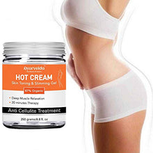 Load image into Gallery viewer, Anti Cellulite Treatment Hot Cream - SkinToning & Slimming Gel 87% Organic Deep Muscle Relaxation 250 g