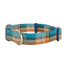 Load image into Gallery viewer, YUDOTE Soft Dog Collar Cloth Wrapped British Style Plaid Collars Non-irritant for Small Dogs with Sensitive Skin,Blue