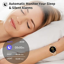 Load image into Gallery viewer, QL-Smart Smart watch Fitness Watches for Women 1.09" Full Touch Screen, Smartwatch ladies Fitness Trackers with Heart Rate Monitor, Step Counter Smart Watch for Android iPhone