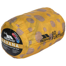 Load image into Gallery viewer, Trespass Unisex's Savana 2 Season Sleeping Bag, 150cm X 60cm, Dotty Print, Each