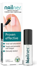 Load image into Gallery viewer, Nailner Active Cover Fungal Nail Treatment 5 ml - Treat, Cover & Prevent Fungal Nail Infection - Anti Fungal Nail Treatment for Toenails - Gentle Natural Nail Polish - 540 Applications - Nude