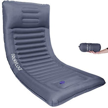 Load image into Gallery viewer, Inflatable Sleeping Mat Camping Mats UL140 Portable Camping Mattress Roll Mat Air Sleeping Pad, 12.5cm Thick, 76cm Wide Backpacking Sleep Pad with Built-in Inflating Foot Pump for Hike, Camp