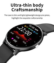 Load image into Gallery viewer, Smart Watch for Android Phones iOS Phone Ultra Thin Smartwatch Heart Rate Monitor Fitness Tracker with Blood Pressure Pedometer Calorie Counter Watch for Women Men