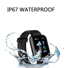 Load image into Gallery viewer, Smart Watch, Fitness Tracker, Smart Bracelet, IP67 Waterproof Fitness Watch with Heart Rate Monitor Music Control function Sleep Monitor for Women Men