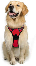 Load image into Gallery viewer, rabbitgoo Large No-Pull Dog Harness Adjustable Outdoor Vest Harness Reflective Oxford Material Vest for Large Dogs, (Red, L)