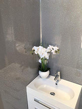 Load image into Gallery viewer, DBS Grey Sparkle PVC Bathroom Cladding Ceiling Panels Shower Wet Wall Kitchen (8 Panels)