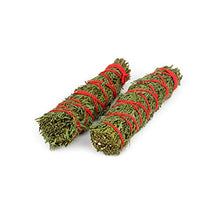 Load image into Gallery viewer, 2 Cedar Incense Sticks | Natural Incense for Home Cleansing, Protection and Wisdom | Aromatic Smudging Herb with Woodsy and Fresh Fragrance | 2 Pack 13-15 cm 5-6 inches