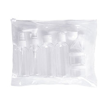 Load image into Gallery viewer, Travel Bottles Set 10 Pcs Air Travel Size Bottle Toiletries Liquid Containers for Cosmetic Makeup with Storage Bag by cobivi