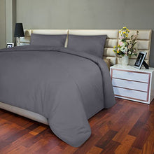 Load image into Gallery viewer, Utopia Bedding Double Duvet Set - Soft Microfibre Duvet Cover with Pillow cases - Bedding Quilt Cover Set (Grey)