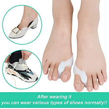 Load image into Gallery viewer, 10 Pack Gel Big Toe Separator and Bunion Protectors DYKOOK Gel Bunion Pads & Bunion Corrector Toe Straightener Spreads Big Toe Straightens Overlapping Toe Relief Bunions,Calluses Pain