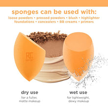 Load image into Gallery viewer, REAL TECHNIQUES Miracle Complexion Makeup Sponge for full cover foundation (Packaging and Colour May Vary) Orange