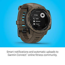 Load image into Gallery viewer, Garmin Instinct - Tactical Edition Rugged Outdoor Smartwatch, Built-in Sports Apps and Health Monitoring, Coyote Tan