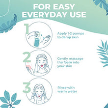 Load image into Gallery viewer, Vera Foaming Face Wash - Deep Face Cleanser & Oily Skin Face Wash Containing Aloe Vera, Cucumber & Kakadu Plum - Foaming Cleanser for Oily Skin - Exfoliating Face Wash Women & Coconut Face Wash, 200ml