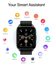 Load image into Gallery viewer, Smart Watch for Men Women Android iOS, Deeprio Niagara 1.69'' Full Touch Fitness Watch Tracker Monitor with Heart Rate Blood Oxygen Pedometer Steps, IP68 Waterproof fit Watch for Sport Sleep Running