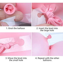 Load image into Gallery viewer, LAISWEE 107Pcs Balloons Arch Kit Party Balloons, Pink, with 200 Pcs Feathers, Ideal for Birthday Party Wedding Decorations