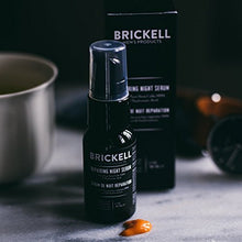 Load image into Gallery viewer, Brickell Men's Anti Aging Repairing Night Serum for Men, Natural and Organic, Vitamin C Face Serum to Repair Damaged Skin Cells, Diminish Wrinkles and Fight Inflammation, 30 ml, Scented