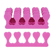 Load image into Gallery viewer, Dacitiery 20 Pcs Foam Toe Finger Separator Disposable Soft Sponge Nail Toe Separator Divider Spacer for Pedicure Manicure Nail Art Accessories Tools