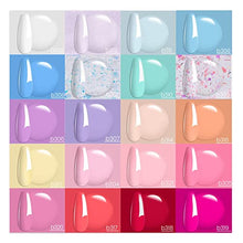 Load image into Gallery viewer, Beetles Gel Nail Polishes- 20Pcs Pastel Macaron Collection Nude Pink Yellow Blue Green Gel Polish Pastel Glitters Gel Polish with Glossy Matte Top Coat Base Gel Easter Nail Art Design Valentine Gifts…