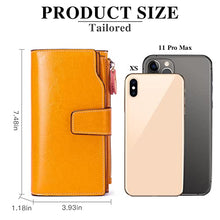 Load image into Gallery viewer, SENDEFN Ladies Purse,Large Capacity Genuine Leather Women's Wallet