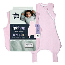 Load image into Gallery viewer, Tommee Tippee Baby Sleep Bag with Legs, The Original Grobag Steppee, Baby Romper Suit, Soft Cotton-Rich Fabric, 6-18m, 1.0 Tog, Pink Marl