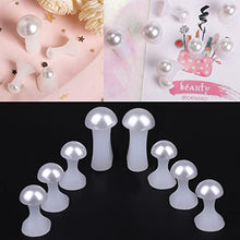 Load image into Gallery viewer, 8 Pcs Silicon Toe Separators, Toe Seperators Silicone, Toe Dividers, Gel Foot Toe Spacers, Toe Separators for Overlapping Toes for Pedicure Manicure Nail Art(Pearl)