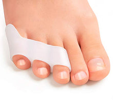 Load image into Gallery viewer, Bukihome Little Toe Separators to Correct Overlapping Toes, Gel Toe Separators for Pinky Toes Separation and Protection - 8 Pack