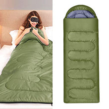 Load image into Gallery viewer, Yaheetech Sleeping Bags for Adults Rectangular, Lightweight 3 Season Sleeping Bags, Envelope Warm Single Sleeping Bag with Carry Bag, Green