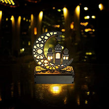 Load image into Gallery viewer, Ramadan Lights, Ramadan Decorations for Home, Eid Mubarak Ramadan LED Night Light Desktop Decorative Lamp Wooden Muslim Islam Ornament Lantern for Festival Party Supplies