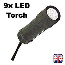 Load image into Gallery viewer, AA Emergency Winter Car Kit AA5281 - Folding Snow Shovel, 9-LED Torch, Foil Blanket, Hi-Vis Vest, Rain Poncho, Booster Cables, Pair Snow Grips