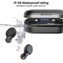 Load image into Gallery viewer, TOZO T10 Bluetooth 5.0 Earbuds True Wireless Stereo Earphones Headphones IPX8 Waterproof in Ear Wireless Charging Case Built in Mic Headset Premium Sound with Deep Bass for Running Sport Black