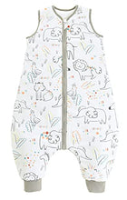 Load image into Gallery viewer, Chilsuessy Toddler Sleeping Bag with Feet 2.5 Tog Baby Sleeping Sack with Legs Pyjamas Infant Walking Cotton Wearable Blankets, Happy Zoo, 80cm/2-3 Years