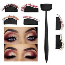 Load image into Gallery viewer, 6 in 1 Eyeshadow Stamp Eyeshadow Crease Line Kit, Silicone Eyeshadow Stamp Crease Cut Crease Tools, Reusable Eyeshadow Pads Lazy Quick Eyes Makeup Tool for Women Girls