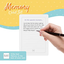 Load image into Gallery viewer, Baby Memory Card Set for a Girl or Boy - 40 Beautiful Unisex Photo Cards to Capture Those Important Memories - by Ruby Ashley