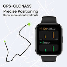 Load image into Gallery viewer, DIZO 1.75" Smart Watch GPS, Fitness Tracker with Blood Oxygen, 90 Sports Modes, 100+ Watch Faces, Heart Rate Sleep Monitor, IP68 Waterproof, Activity Tracker for Men Women (Black)