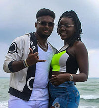 Load image into Gallery viewer, Rectangle Sunglasses for Men/Women Small Rimless Square Shade Eyewear (Black)