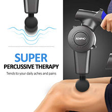 Load image into Gallery viewer, Massage Gun, RENPHO Message Gun Deep Tissue Muscle Massager with Adjustable Arm and 6 Massage Head, Percussion Handheld Electric Muscle Massager Lightweight Portable for Muscle Massage Relax