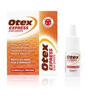 Load image into Gallery viewer, Otex Express Ear Drops, Clinically Proven Ear Wax Removal Drops For Excessive, Hardened Ear Wax. Can Reduce The Need For Syringing, 10ml