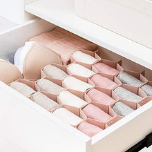 Load image into Gallery viewer, Poeland Drawer Divider Organizer 8pcs DIY Plastic Grid Honeycomb Drawer Divider