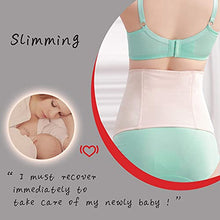 Load image into Gallery viewer, Artist Seyo C Section Recovery Belt Postpartum Belly Band Wrap Abdominal Binder Post Partum Women Belly Belt Pregnancy Belt X-Large Beige