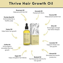 Load image into Gallery viewer, Hair Growth Oil 100% Natural with Caffeine, Biotin, Castor Oil, Argan Oil, Coconut Oil, and Rosemary Oil for Hair Growth Effective Hair Thickening Hair Mask & Hair Loss Treatment