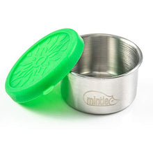Load image into Gallery viewer, Mintie Mini Pot Set Leakproof Eco Reusable Stainless Steel Plastic-Free Snack Box Food Containers with BPA-Free Silicone Lids Perfect for Kids, Babies, Weaning, Packed Lunch, Camping