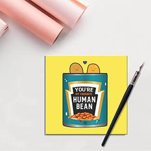 Load image into Gallery viewer, Cult Kitty - To My Fave Human Bean - Birthday Card for Her or Him - Girlfriend Anniversary Card - Boyfriend Anniversary Card - Mothers Day Card for Mum - Wedding Anniversary Cards for Husband or Wife