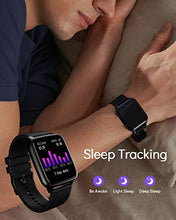 Load image into Gallery viewer, Smart Watch for Men Women Android iOS, Deeprio Niagara 1.69'' Full Touch Fitness Watch Tracker Monitor with Heart Rate Blood Oxygen Pedometer Steps, IP68 Waterproof fit Watch for Sport Sleep Running