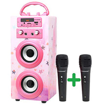 Load image into Gallery viewer, DYNASONIC (3º Generation Microphone Karaoke Speaker, ideal for original teenage gifts for children girls toys, kid toys (Model 15)