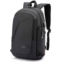 Load image into Gallery viewer, Anti-Theft Laptop Backpack,Business Travel Backpack Bag with USB Charging Port Lock,Water Resistant College School Computer Rucksack Work Backpack for Mens Womens Fits 15.6 Inch Laptop-Black