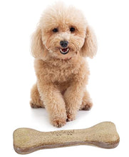 Load image into Gallery viewer, Woof Wood Bone Dog Chew Toys - Aggressive Chewers Dogs Chewing Stick - Puppy Teething Milk Flavour - Long Lasting Durable Natural Pine Fibre - Medium Size Safe Edible Treats Wooden Toy No Splinters